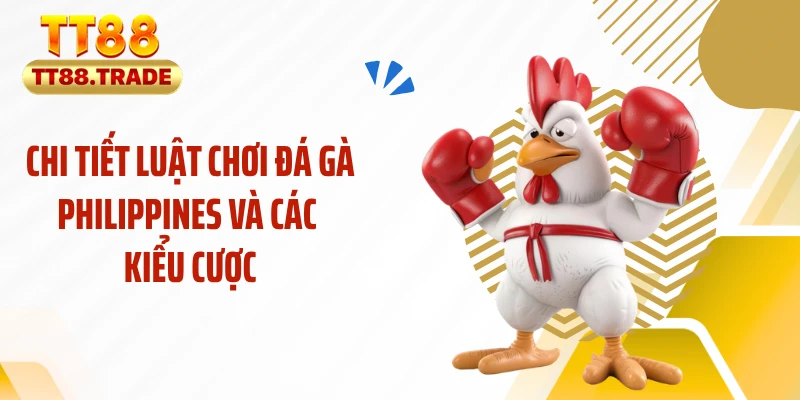 Chi tiết luật chơi đá gà Philippines và các kiểu cược