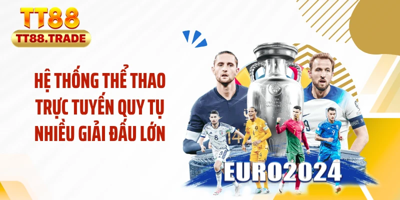 Hệ thống thể thao trực tuyến quy tụ nhiều giải đấu lớn